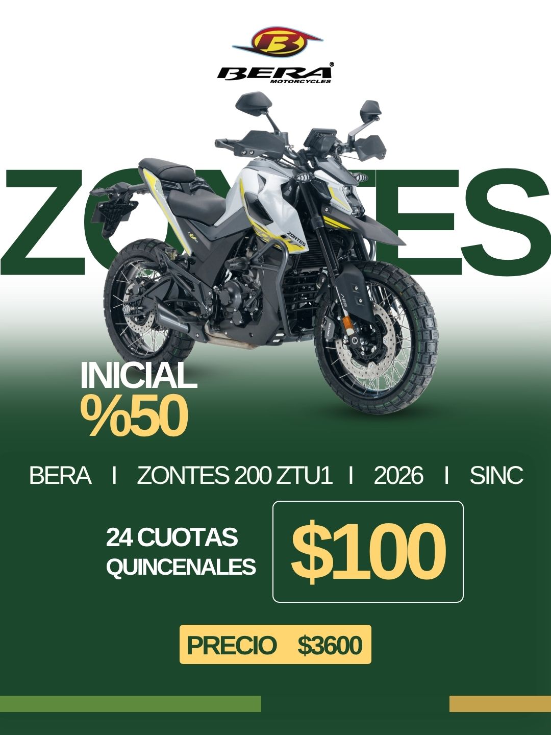 Bera Zontes 200 ZTU1